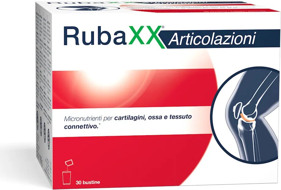 RubaXX Articolazioni Integratore per Articolazioni Cartilagini Ossa 30 Bustine