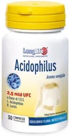 LongLife Acidophilus Integratore Flora Intestinale 30 tavolette masticabili