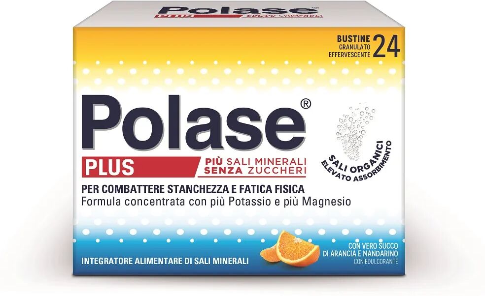 Polase Plus Integratore Sali Minerali con Magnesio e Potassio 24 Bustine