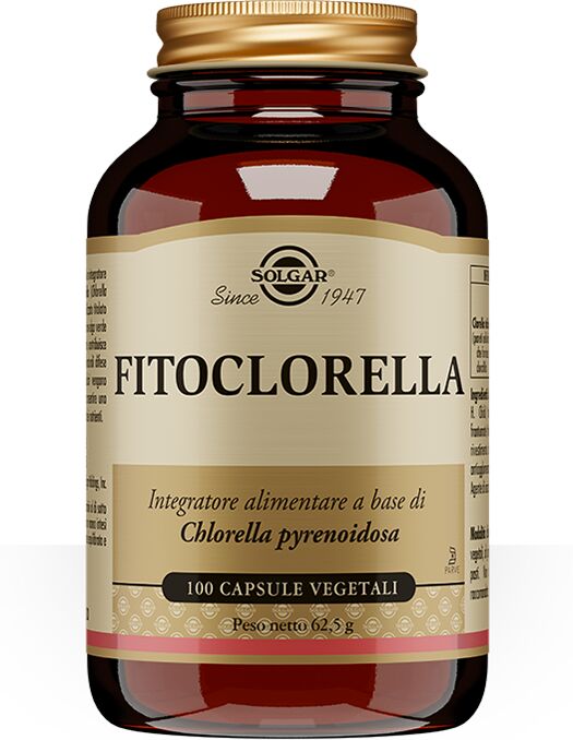 Solgar Fitoclorella Integratore Antiossidante 100 Capsule Vegetali