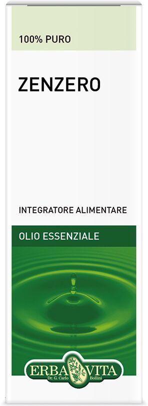 Erba Vita Olio Essenziale Zenzero Integratore Digestivo 10 ml