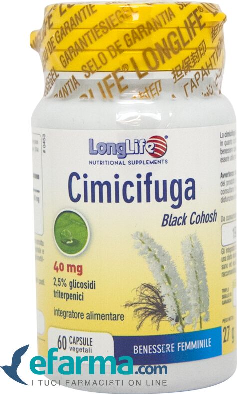 LongLife Cimicifuga Integratore Benessere Femminile 60 Capsule