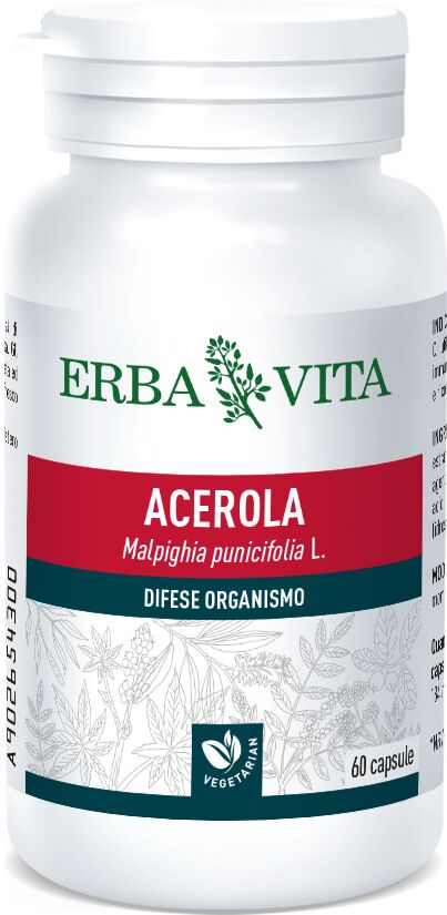 Erba Vita Acerola Integratore Difese Immunitarie 60 capsule 550 mg