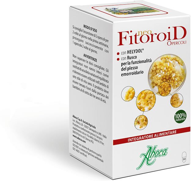 Aboca NeoFitoroid Opercoli Integratore Plesso Emorroidario 50 Opercoli