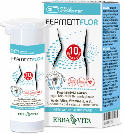 Erba Vita Fermentflor Integratore Intestinale 20 Capsule