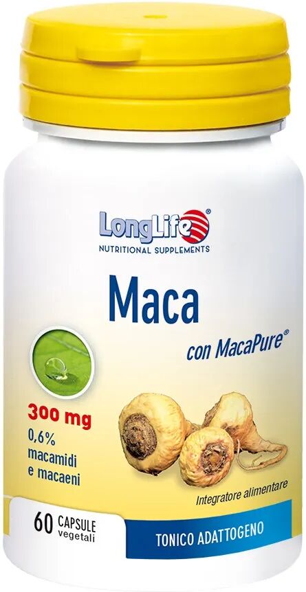 LongLife Maca Integratore Tonico Energizzante 60 Capsule