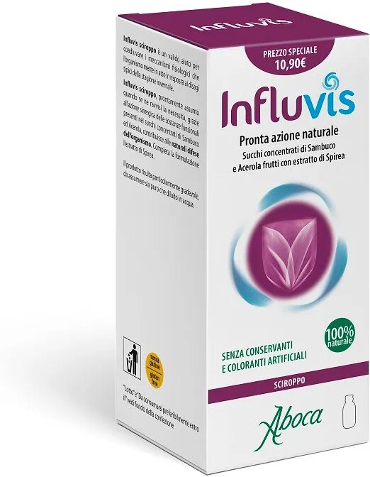 Aboca Influvis Sciroppo Integratore Naturale Difese Immunitarie 100 ml