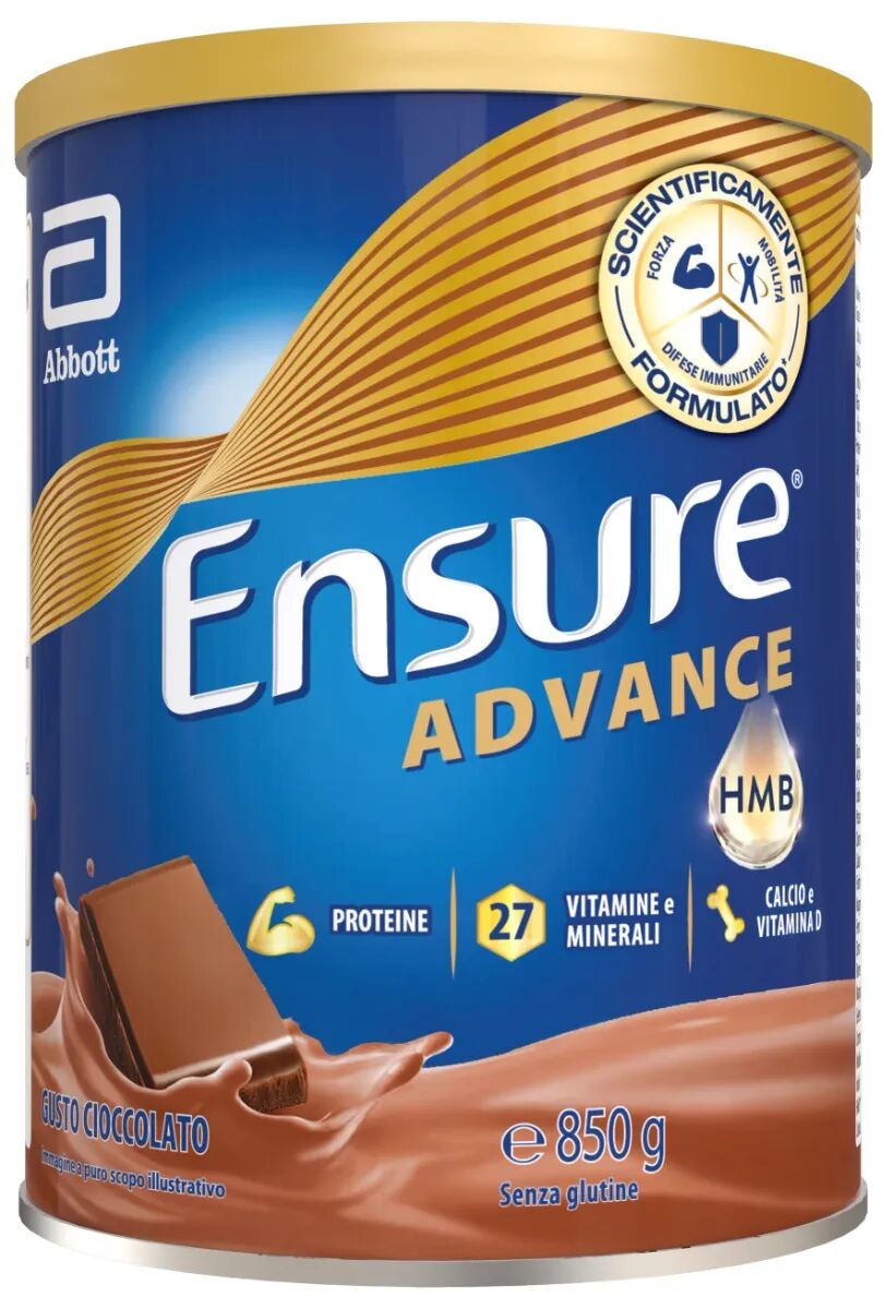Ensure Advance Formula Nutrivigor Integratore Alimentare Proteico Cioccolato 850g
