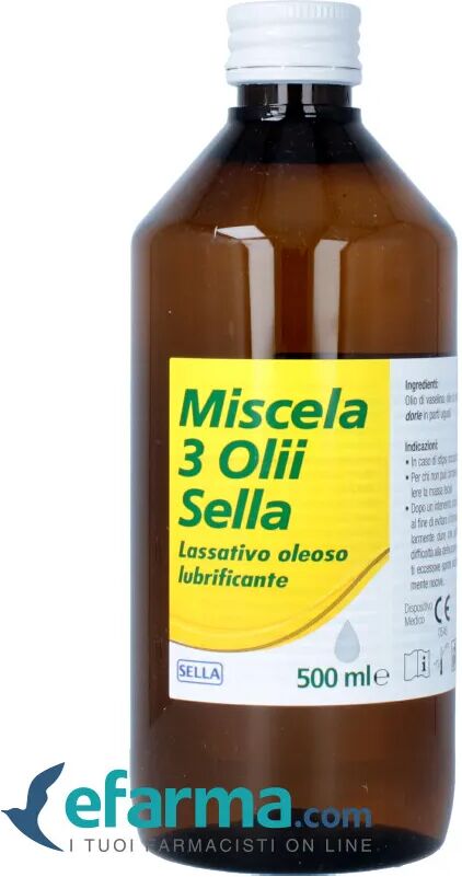 Sella Miscela 3 Olii Integratore Lassativo 500 ml