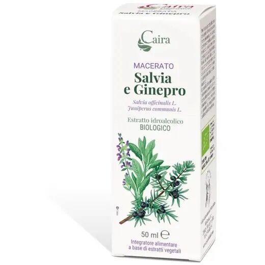 Caira Salvia E Ginepro Macerato Idroalcolico Bio 50 ml