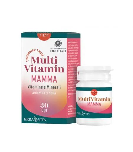 Erba Vita Multi Vitamin Mamma Integratore Multivitaminico 30 Compresse