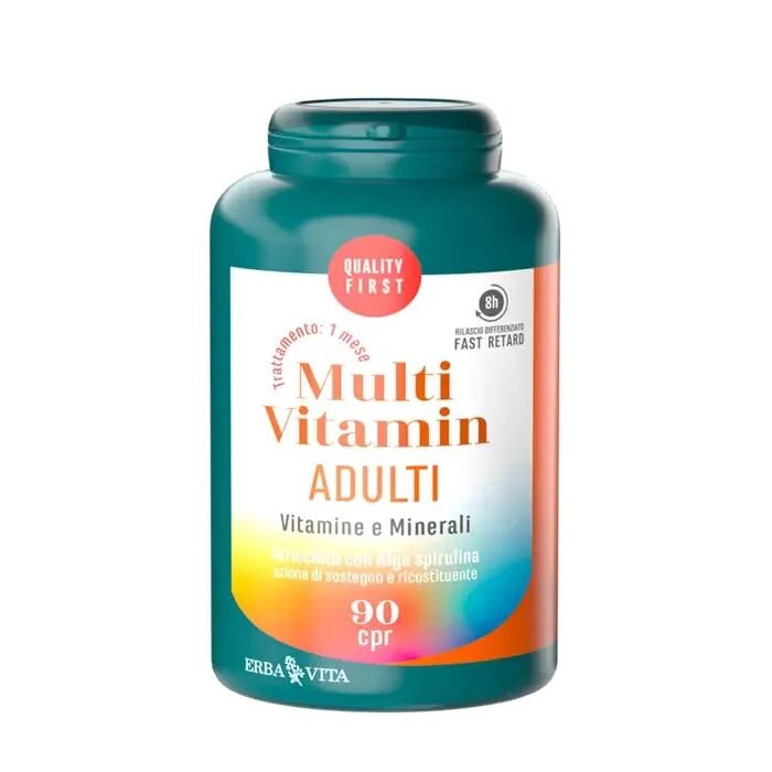 Erba Vita MultiVitamin Adulti Vitamine E Minerali 90 Compresse
