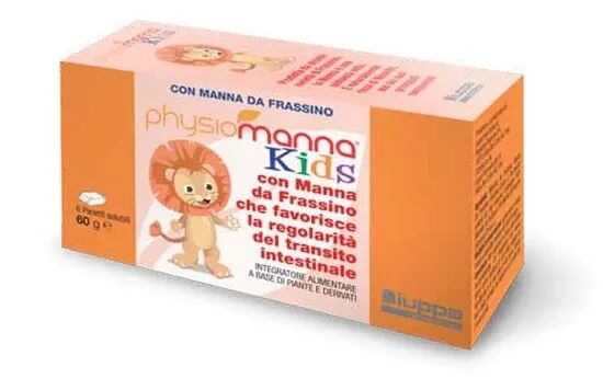 Physiomanna Kids Integratore Per il Transito Intestinale Bambini 6 Panetti