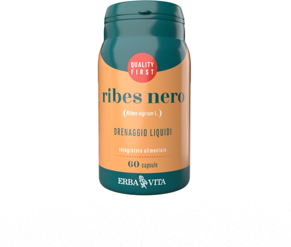 Erba Vita Ribes Nero Integratore Drenante 60 Capsule