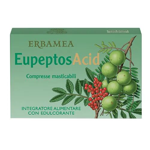 ERBAMEA Eupeptos Acid Integratore Per La Digestione 30 Compresse Masticabili