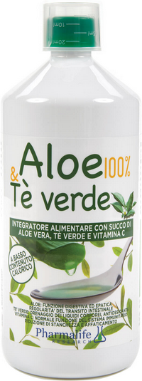 Pharmalife Research - Aloe 100% & Tè Verde - 1 L