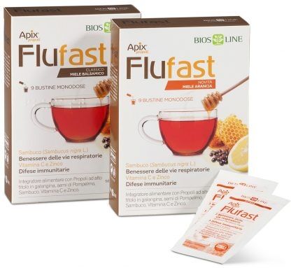 Bios Line FLUFAST RESPIRO Arancia 9 bustine monodose