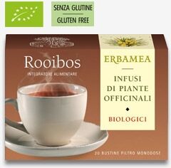 Erbamea ROOIBOS 20 bustine filtro da agricoltura Biologica