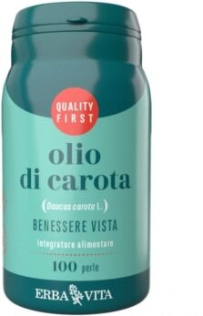 Erba Vita Olio di Carota 100 perle