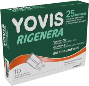 Alfasigma Yovis Rigenera 50+ fermenti 10 bustine