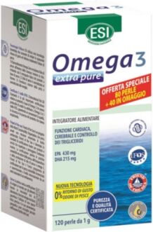 Esi Omega 3 Extra Pure 80 Perle + 40 Perle Omaggio