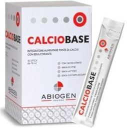 Abiogen Pharma Abiogen Calciobase Integratore Alimentare 30 Stick