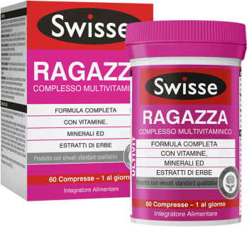 SWISSE Multivitaminico Ragazza Integratore Alimentare 60 Compresse