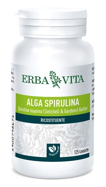 Erba Vita Erbavita alga spirulina 125 tavolette 400 mg