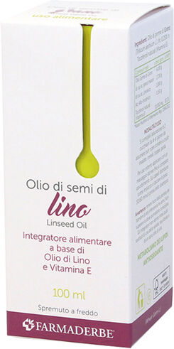 FARMADERBE Olio lino(alimentare)100ml fdb