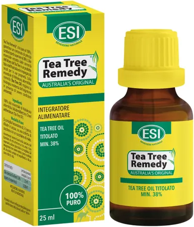 ESI Tea Tree Remedy Oil Olio Essenziale Puro di Tea Tree Integratore 25 ml