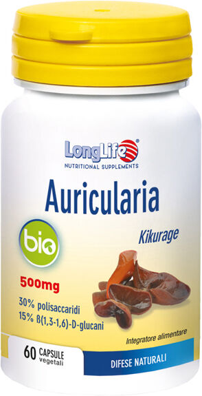 LONG LIFE Longlife auricularia bio 60cps