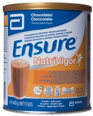 ENSURE nutrivigor cioccolato 400g barattolo in polvere