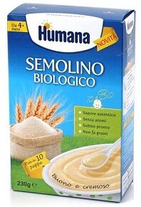 BIO + Humana semolino biologico