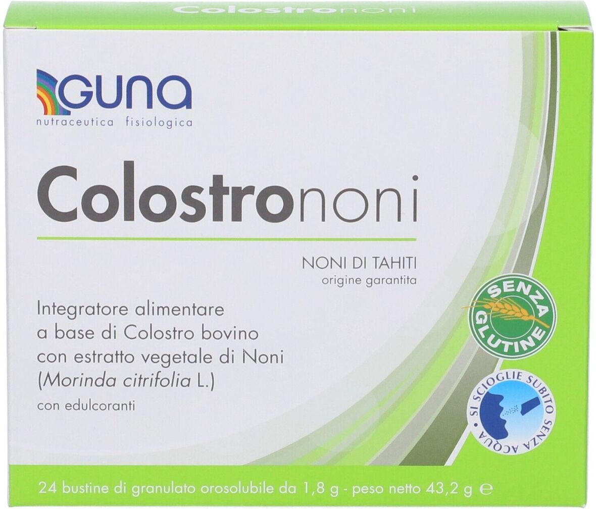 GUNA ColostroNoni Integratore Intestinale 24 Bustine Orosolubili