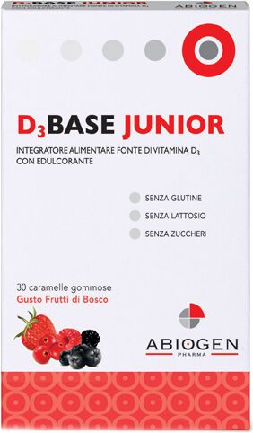 D3base junior 30 caramelle frutti di bosco