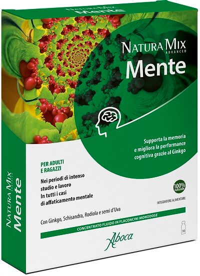 ABOCA Natura mix advanced mente 10 flaconcini