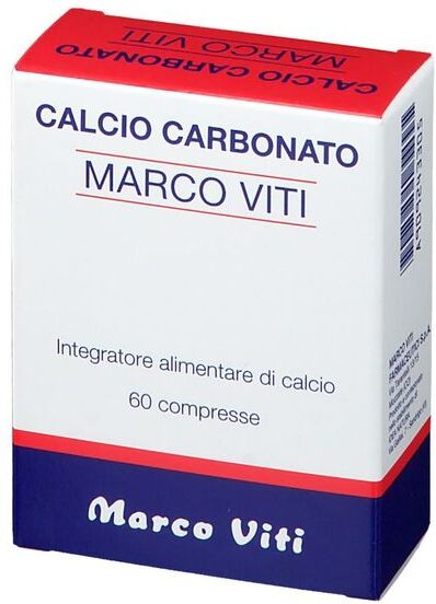 MARCO VITI Calcio Carbonato Integratore 60 Compresse