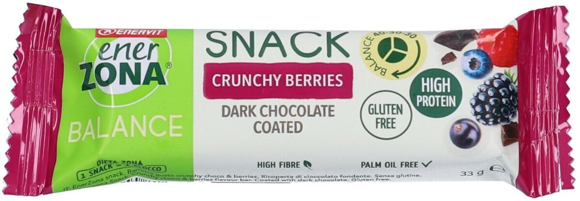 Enervit Enerzona Snack Bilanciato Crunchy Berries 33 g