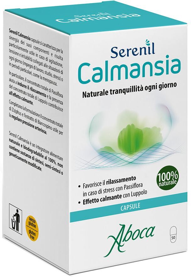 ABOCA Serenil Calmansia Integratore Calmante 50 Capsule