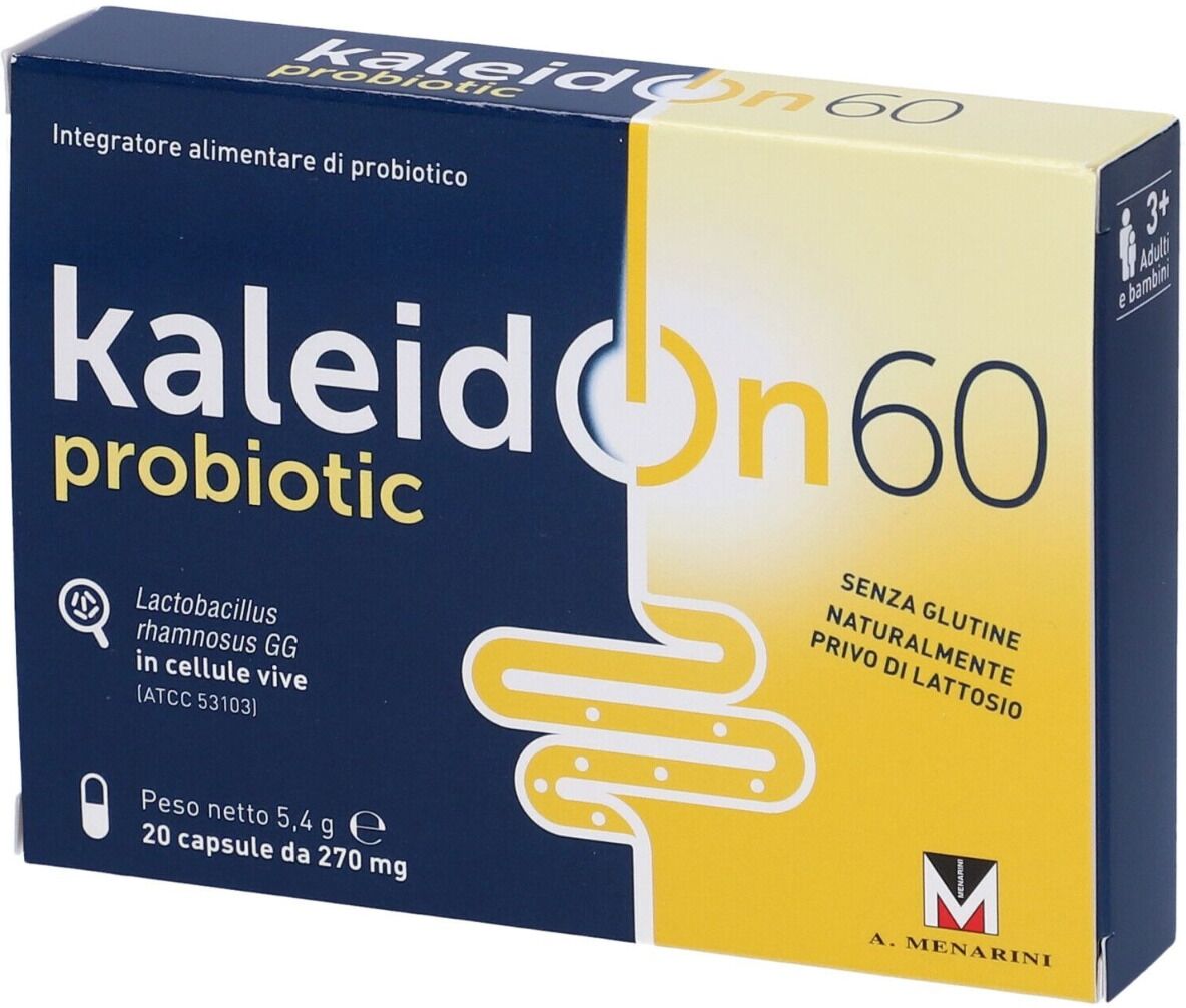 KALEIDON PROBIOTIC 60 Integratore Fermenti Lattici Vivi 20 Capsule