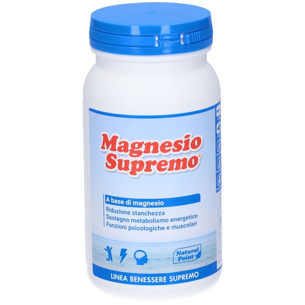 NATURAL POINT Magnesio Supremo Integratore Per Stanchezza e Stress 150 g