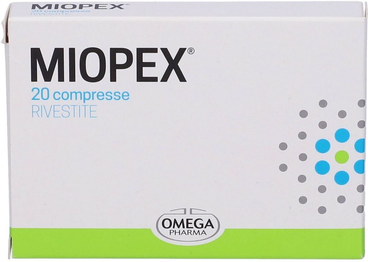 omega pharma v Miopex Integratore Oculare 20 Compresse