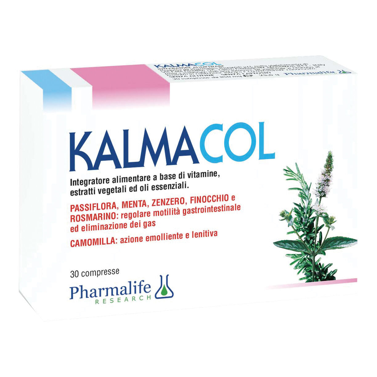 PHARMALIFE RESEARCH Srl Kalmacol 30 compresse