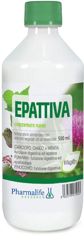 PHARMALIFE RESEARCH Srl Epattiva concentrato fluido 500 ml