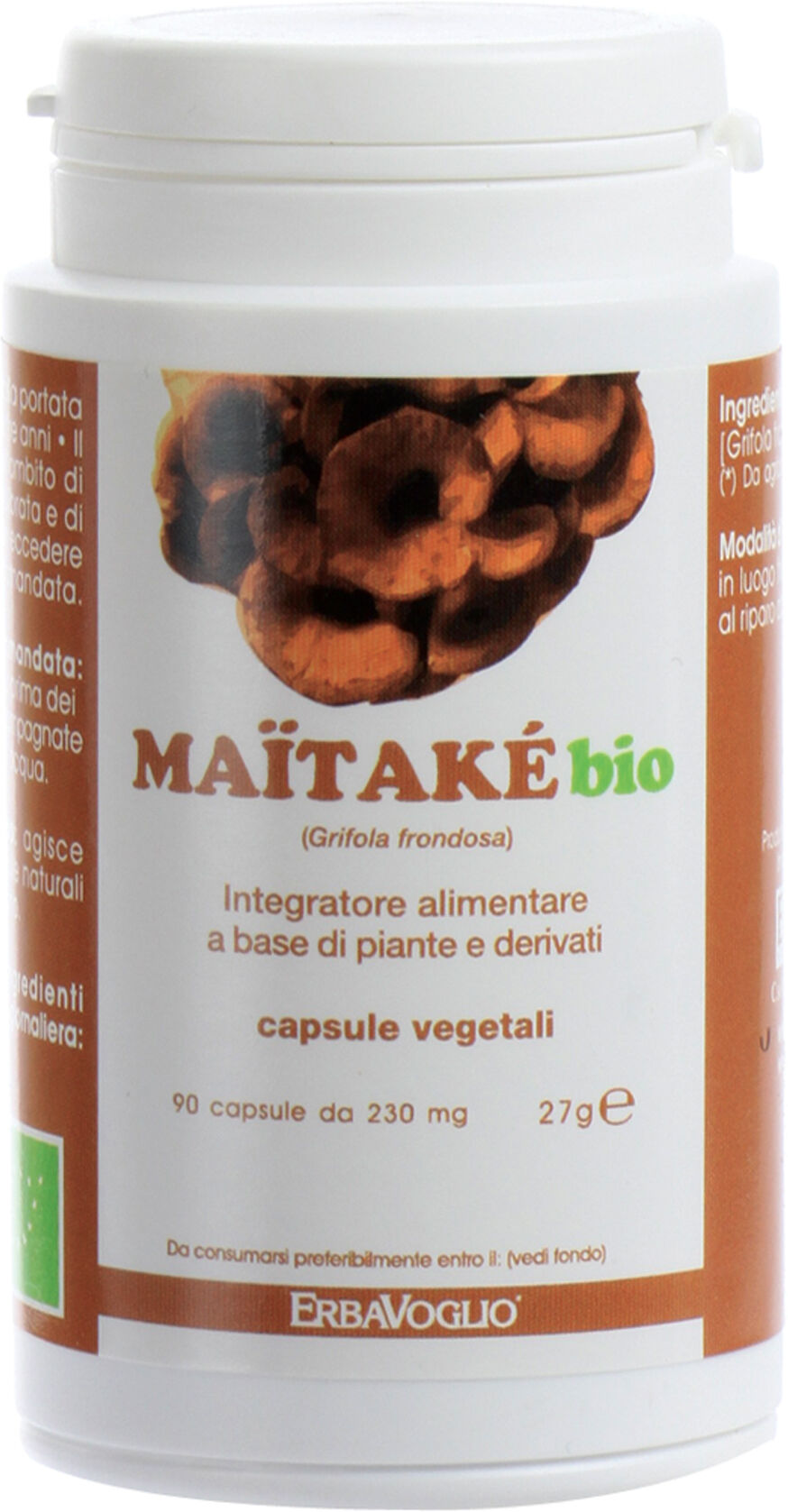 erbavoglio Maitake' bio 90 capsule