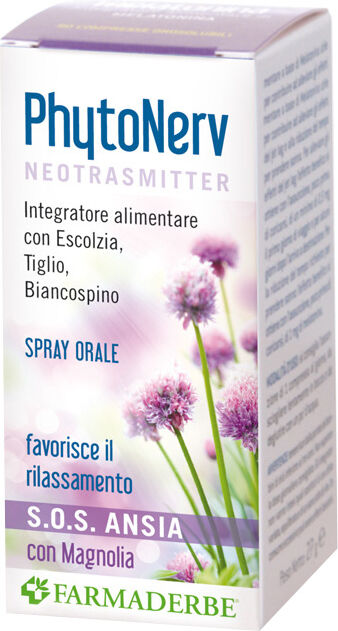 FARMADERBE Phytonerv sos spray orale 30ml