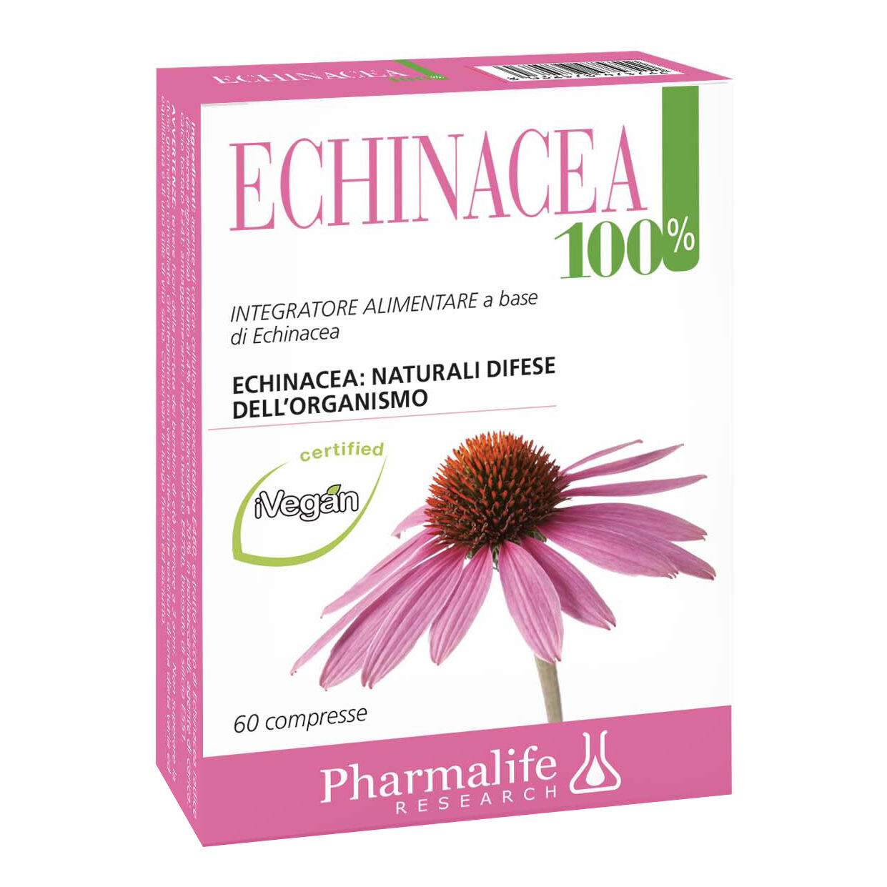 PHARMALIFE RESEARCH Srl Echinacea 100% 60 compresse