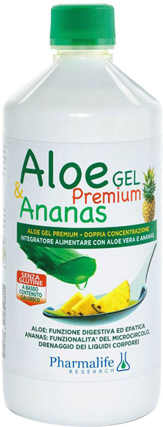 PHARMALIFE RESEARCH Srl Aloe gel premium & ananas 1 litro