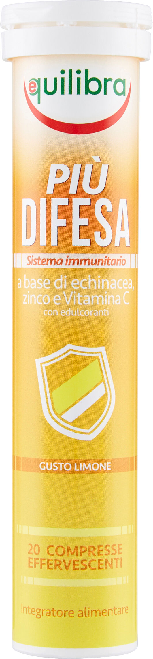 EQUILIBRA Piu' difesa gusto limone 20 compresse effervescenti