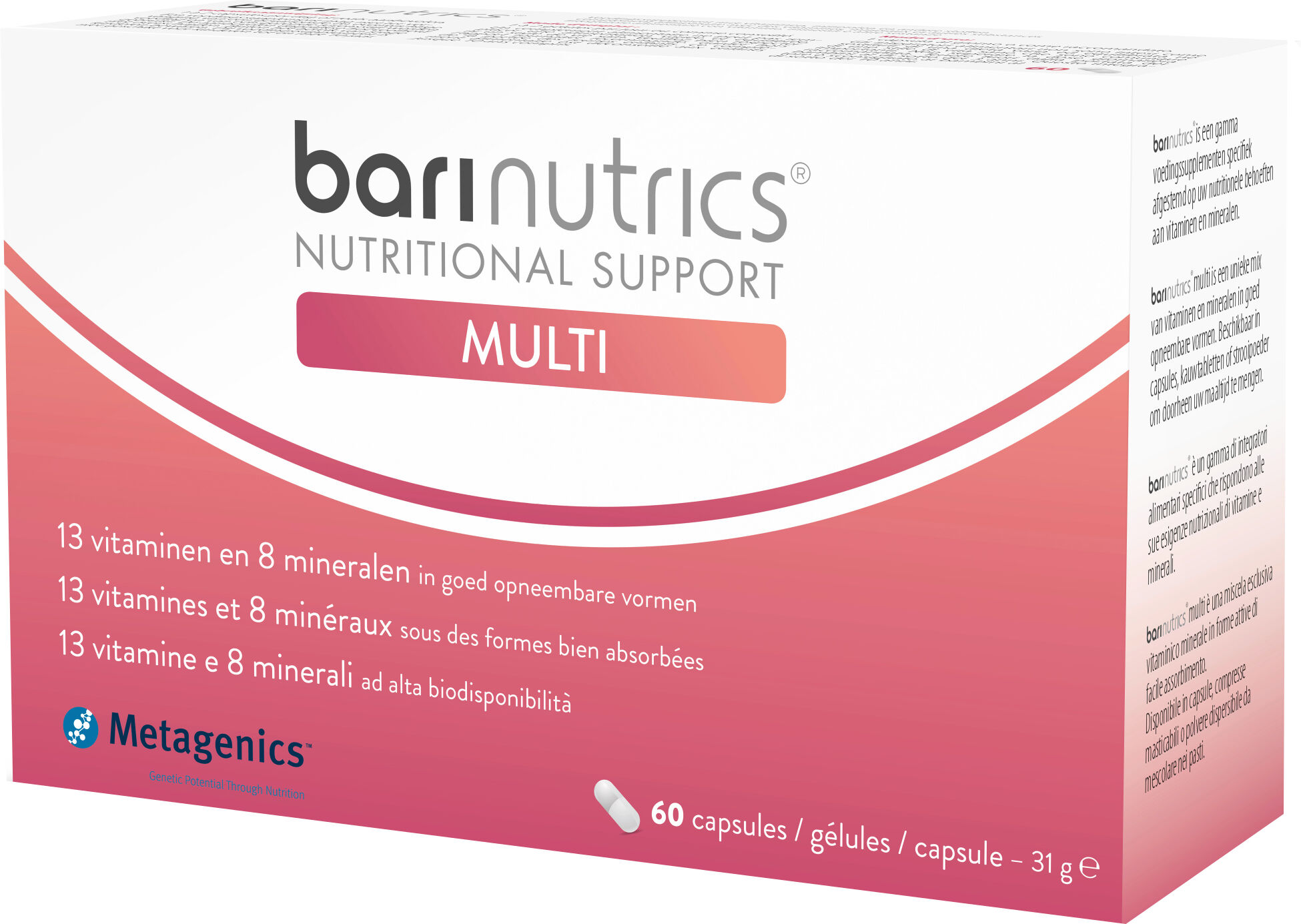 METAGENICS Barinutrics multi 60cps